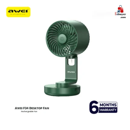 Awei F34 Air Circulation Night Lamp Fan